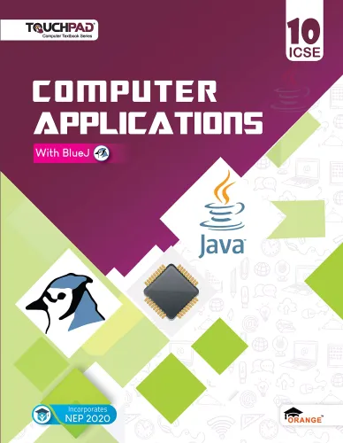 Touchpad Computer Textbook - Computer Application with BlueJ for Class 10