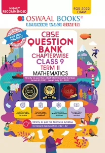 Oswaal CBSE Question Bank Chapterwise For Term-II, Class 9, Mathematics (For 2022 Exam)