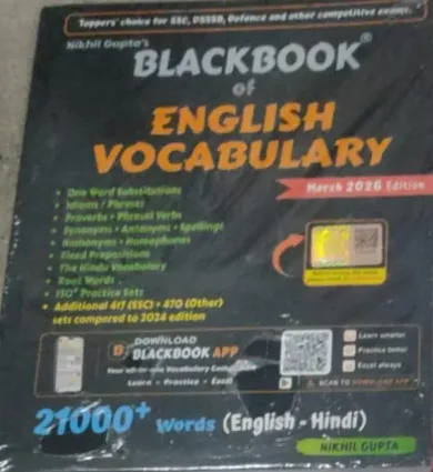 Blackbook Of English Vocabulary March 2026 Edition