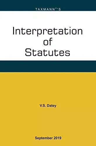 Interpretation of Statutes