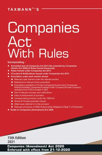 Companies Act With Rules