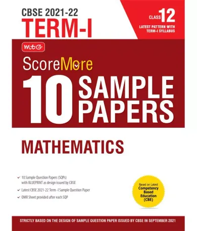 Class 12-Score More 10 Sample Papers Term 1 Mathematics