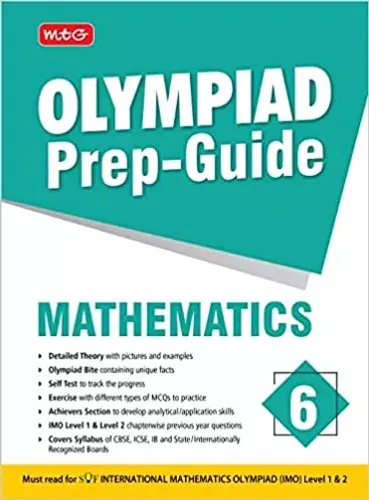Olympiad Prep-Guide Mathematics Class - 6 पेपरबैक – 13 अप्रैल 2021