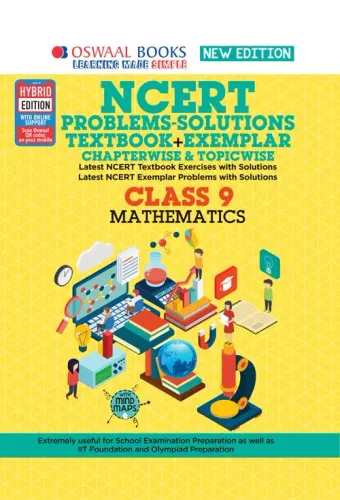 Oswaal NCERT Problems - Solutions (Textbook + Exemplar) Class 9 Mathematics Book (For 2022 Exam)