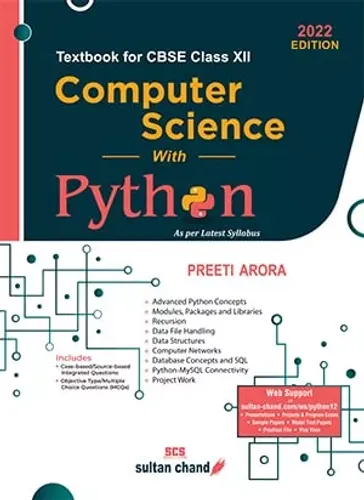 Computer Science With Python: Textbook For CBSE Class 12 by Preeti Arora