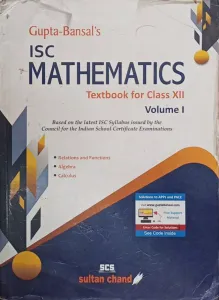 Isc Mathematics Vol-1 Class - 12