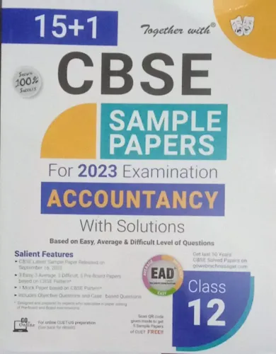 Ead Cbse Sample Papers Accountancy - 12
