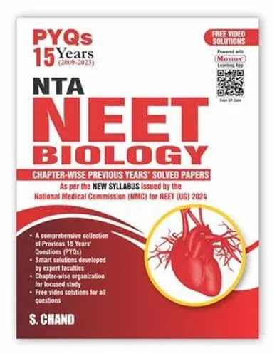 PYQs 15 Years NTA NEET Biology Latest Edition 2024