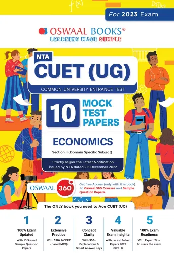 	Nta Cuet (ug) 10 Mock Test Sample Question Papers Economics-2023