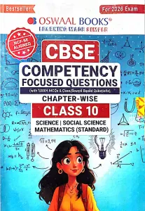 CBSE Competency Focused Question Science Social Science Mathematics(standard) Class 10