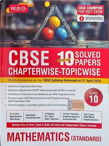 Cbse Chapterwise 10 Solved Paper Mathematics (standard)-10