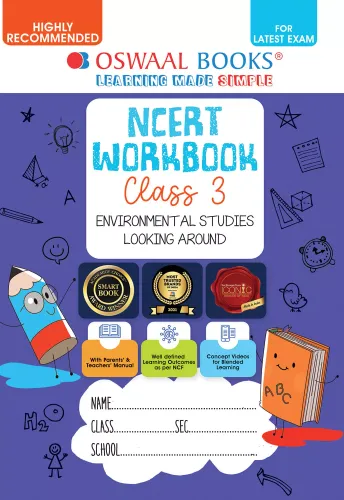 Oswaal NCERT Workbook Environmental Studies (Looking Around) Class 3 (Black & White) (For Latest Exam) 