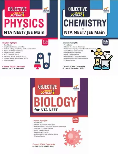 Objective NCERT Xtract Physics, Chemistry, Biology for NEET 5th Edition-Set of 3 Books