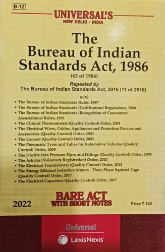 Bureau Of Indian Standards Act 1986