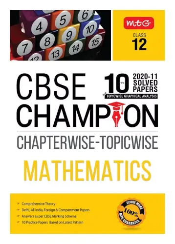 10 Years CBSE Champion Chapterwise-Topicwise-Mathematics Class-12