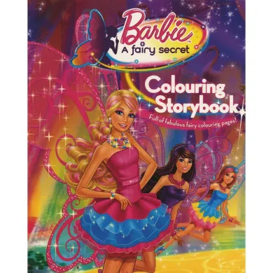 Barbie A Fairy Secret Colouring Storybook