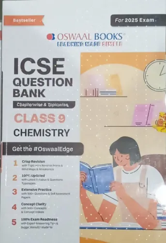 Icse Question Bank Solv. Papers  Chemistry- 9