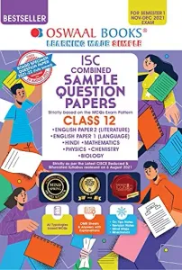Oswaal ISC Combined Sample Question Papers (Science Stream Combined [Physics, Chemistry, Biology, Mathematics, English Paper-1 (Lang.), English Paper-2 ... Hindi]) (For Semester-1, Nov-Dec 2021 Exam)