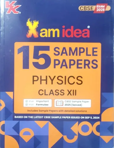 Xam Idea 15 Sample Papers Physics-12(2024-25)