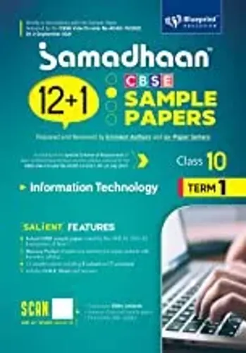 Samadhaan 12+1 CBSE Sample Paper of Information Technology Class 10 (Term 1)