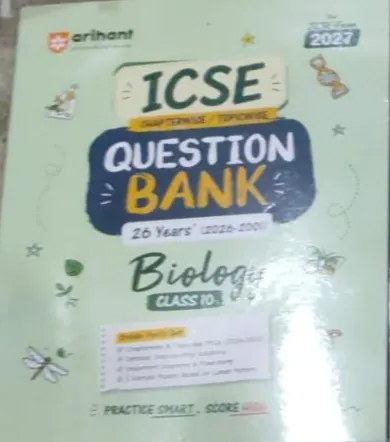 ICSE Chapterwise Topicwise Question Bank Biology-10