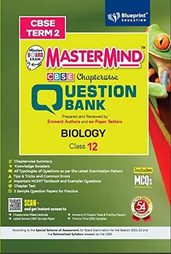 Master Mind CBSE Question Bank – Biology Class 12 |Term 2 | For CBSE Board (Includes MCQs)