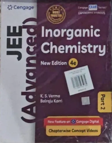 Jee {advanced} Inorganic Chemistry Part-2 4 Edi.