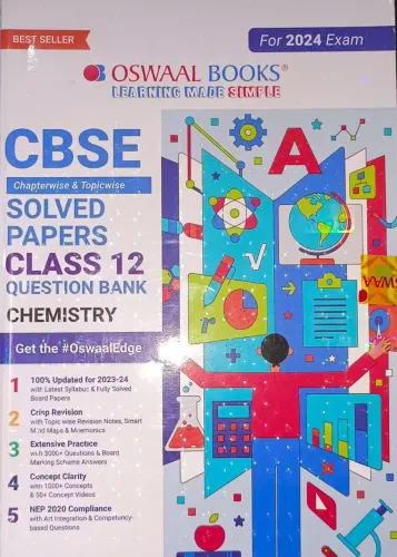 CBSE SOLVED PAPERS CLASS - 12 QUESTION BANK CHEMISTRY (2024)