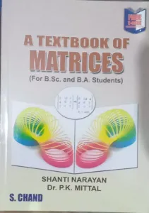 A Textbook Of Matrices