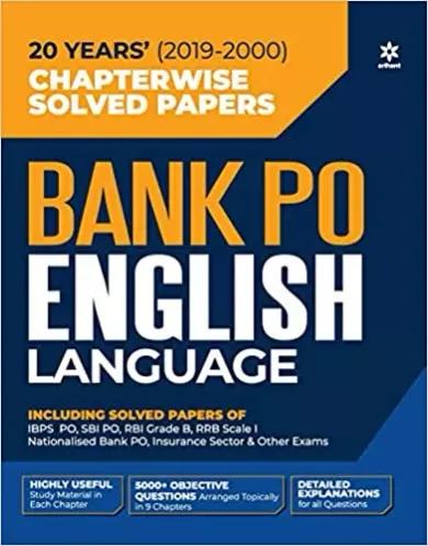 Bank PO Solved Papers English Language