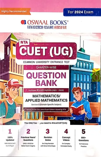 Nta Cuet ( UG ) Question Bank Mathematics/Applied Math (2023-2024)