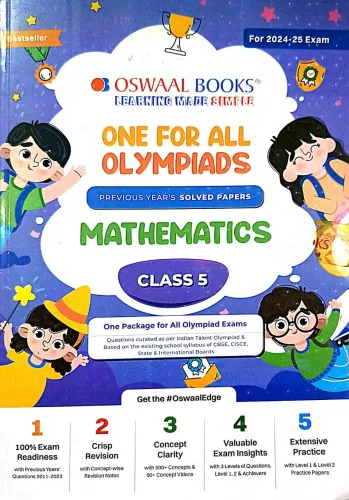 One For All Olympiad Mathematics Class -5 (2024)