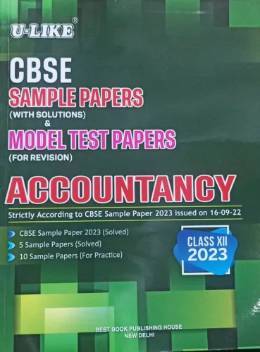 Cbse Sample Papers Accountancy 12