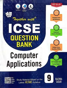 Together With ICSE Question bank Computer App.-9