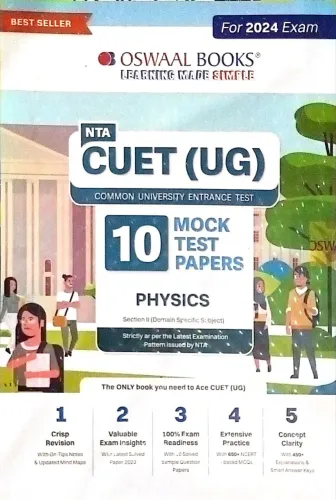 Nta Cuet ( Ug ) 10 Mock Test Papers Physics(2023-2024)