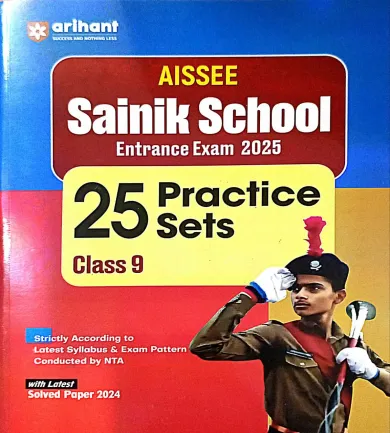 All India Sainik School  Entrance Exam 25 Practice Sets Class-9 {E}