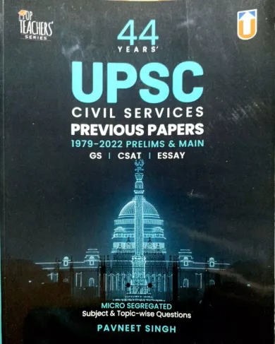 44 Year Upsc Civil Services Previous Papers (1979-2022) Prelims & Main