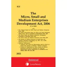  Micro, Small and Medium Enterprises Development Act, 2006 along with allied Act and Rules