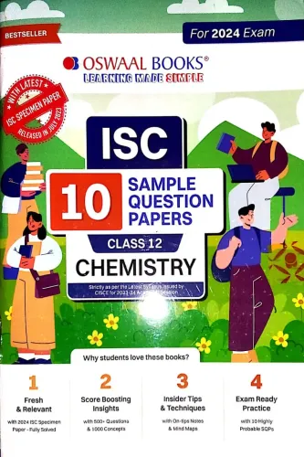 Isc 10 Sample Question Papers Chemistry-12 (2023-2024)