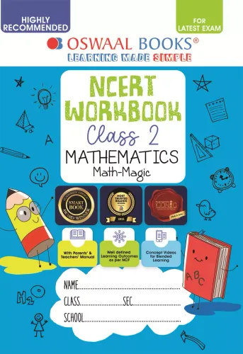 Oswaal NCERT Workbook Mathematics (Math Magic) Class 2 (Black & White) (For Latest Exam)