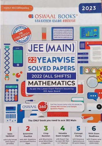 Jee (mains) 22 Yearwise Solved Papers Mathematics