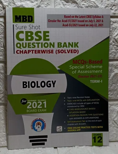 Cbse Mcqs Chapterwise Q.b Biology-12(term-1)