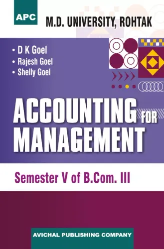 Accounting for Management Semester5of B.Com. 3 (M.D.U.)