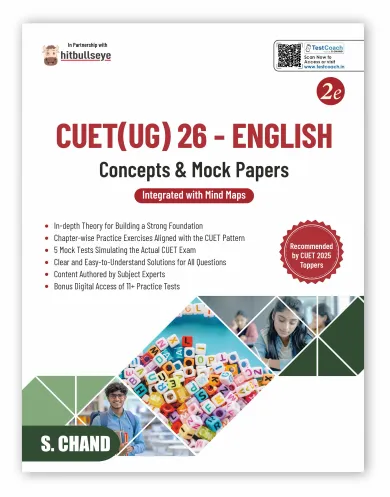 CUET UG 2026 English 2e (Concepts & Mock Papers) (9789373590226) - Hitbullseye