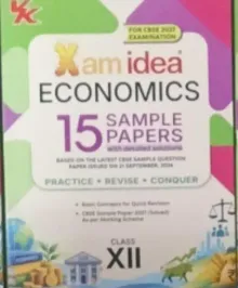 Xam Idea 15 Sample Papers Economics Class 12 (2026-27)