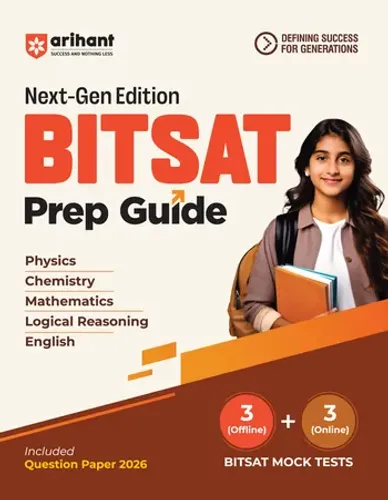 BITSAT 2027 Prep Guide | Physics, Chemistry, Mathematics, Logical Reasoning & English | Question Paper 2026 Included | 3 Offline + 3 Online Mock Tests | Next-Gen Edition