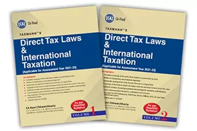 Direct Tax Laws & International Taxation (Set of 2 Volumes)