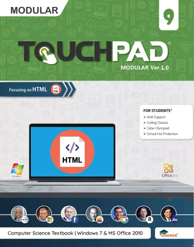 Touchpad Modular Ver 1.0, Activity Based Computer Book for Class 9