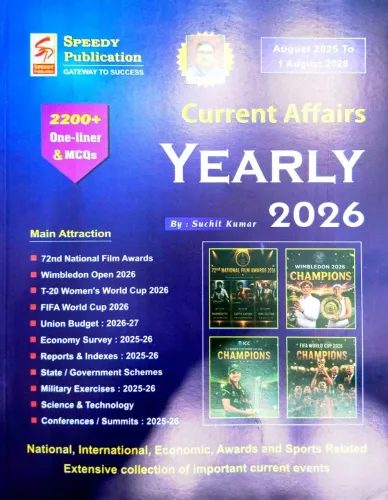 Current Affairs Yearly ( Aug- 2025 To 1 Aug 2026 ) | English |