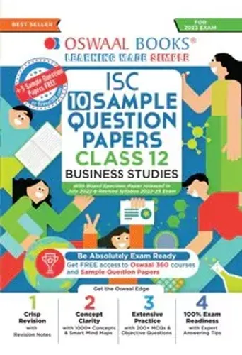 Isc 10 Sample Question Papers Business Studies-12